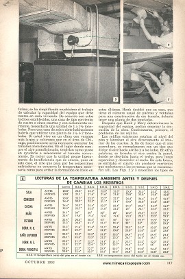 Instale en su Casa Aire Acondicionado - Octubre 1953