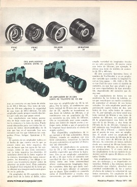 Cómo ampliar el alcance de sus lentes - Marzo 1971