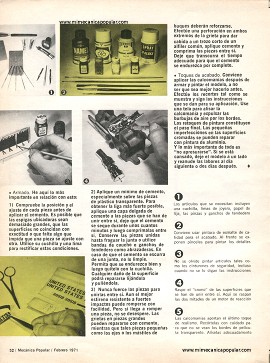 Manera de construir modelos como un profesional - Febrero 1971