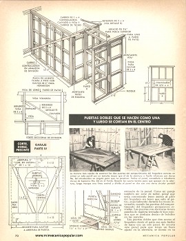 Construya El Patio-Garaje MP - Octubre 1965