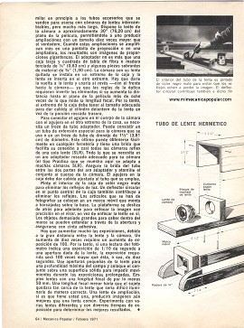 Grandes Ampliaciones - Febrero 1971