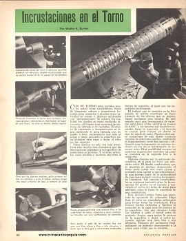 Incrustaciones en el Torno - Octubre 1965
