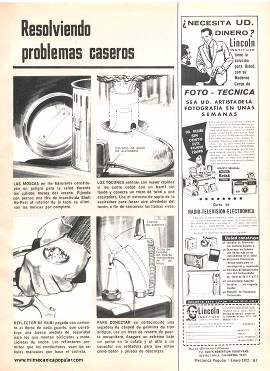 Resolviendo problemas caseros - Enero 1972