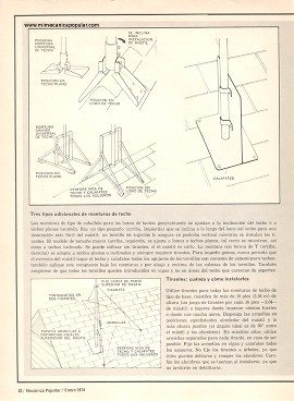 C&oacute;mo Instalar Antenas de Televisi&oacute;n - Enero 1974