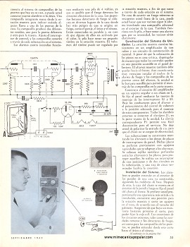 Intercomunicador para la casa - Septiembre 1962