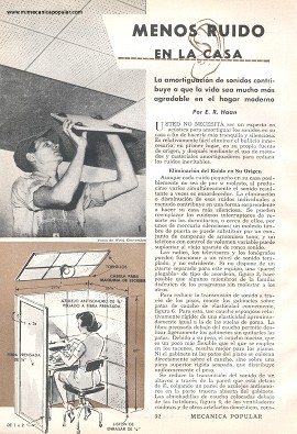 Menos ruido en la casa - Septiembre 1960