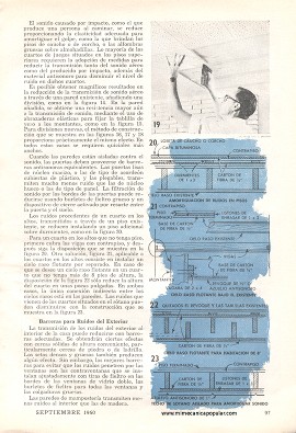 Menos ruido en la casa - Septiembre 1960