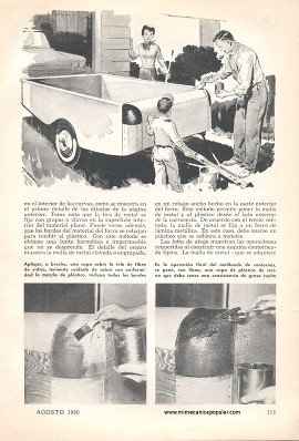 Moldee los bordes para mejorar sus trabajos - Agosto 1960