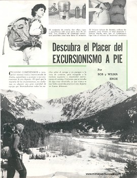 Descubra el placer del excursionismo a pie - Septiembre 1962