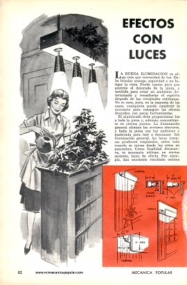Efectos con luces - Abril 1961