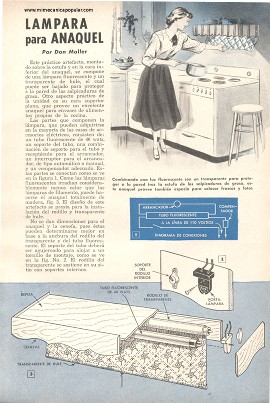 Lámpara para anaquel - Abril 1959