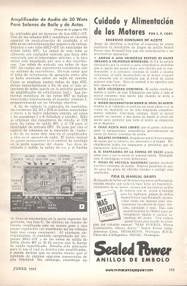 Amplificador de Audio de 30 Watts - Junio 1955