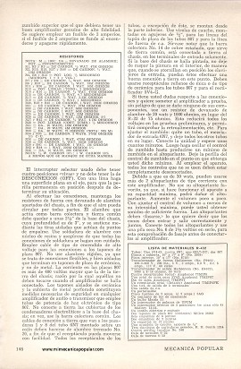 Amplificador de Audio de 30 Watts - Junio 1955