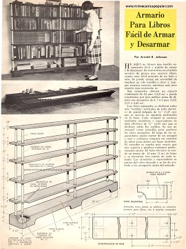 Armario Para Libros Fácil de Armar y Desarmar - Noviembre 1969