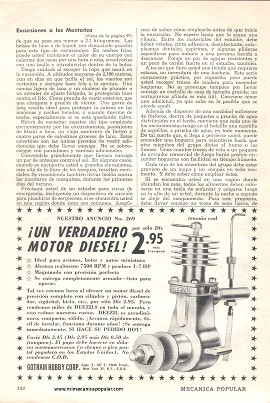 Excursiones a las Montañas - Junio 1950