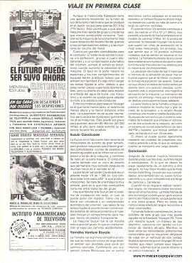 Motocicletas de lujo - Julio 1989