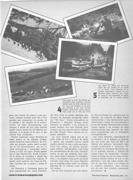 Para el excursionista: 5 formas diferentes de pasar las vacaciones - Noviembre 1977