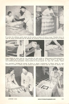 Consejos para las Mudanzas -Junio 1950