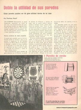 Doble la utilidad de sus paredes - Junio 1977