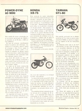 Las económicas minimotos - Octubre 1973