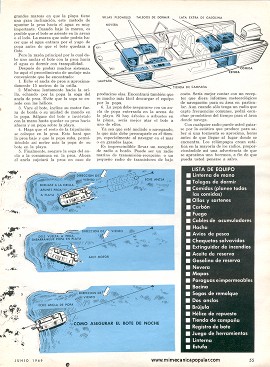 Dedíquese al Excursionismo en Bote - Junio 1969