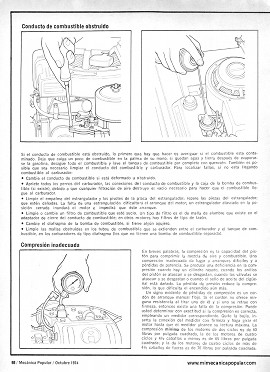 Arreglando Cortadoras de Césped - Octubre 1974