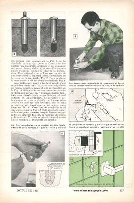 Colgaderos Apropiados - Octubre 1957