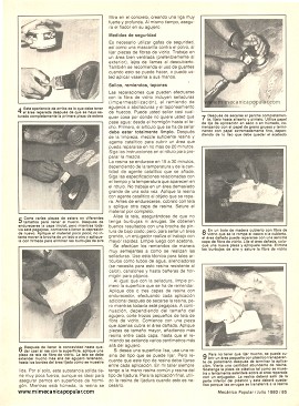 Fibra de vidrio para muchos usos - Julio 1980