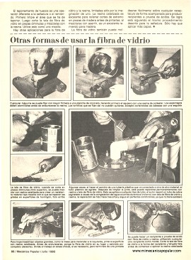 Fibra de vidrio para muchos usos - Julio 1980