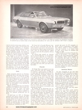 Los Autos de 1968 ¿Qué Innovaciones Presentan? - Septiembre 1967