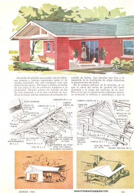Adiciones para Mejorar La Vida al Aire Libre - Junio 1960