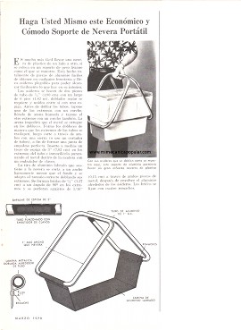 Económico y Cómodo Soporte de Nevera Portátil - Marzo 1970