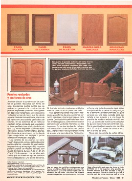 Construya puertas para gabinetes - Mayo 1985