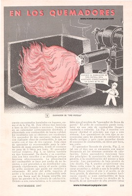 Rendimiento Máximo en los Quemadores - Noviembre 1947