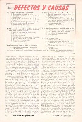 Rendimiento Máximo en los Quemadores - Noviembre 1947