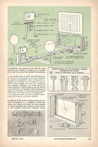 Cómo hacer rótulos para películas - Mayo 1957