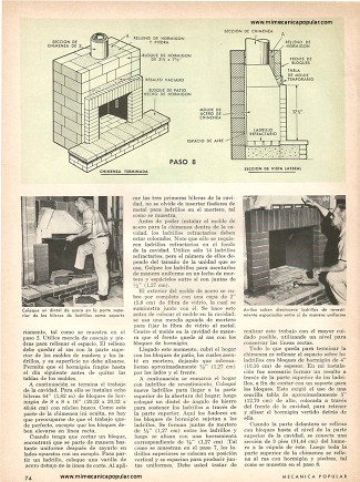 Usted tambi&eacute;n puede construir una bella chimenea - Marzo 1968