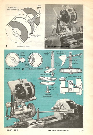 Esmeriladora de poste -torno metal - Junio 1961