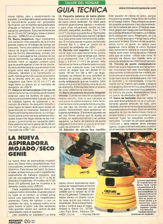 Herramientas de Demolición - Abril 1994