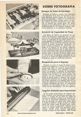 Para el Fotógrafo - Junio 1961