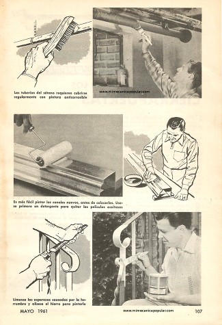 Proteja el metal con pinturas anticorrosibles - Mayo 1961