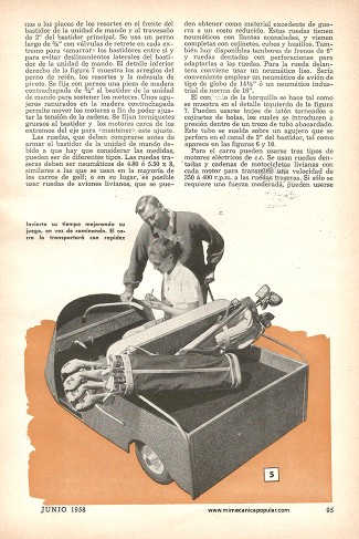 Utilísimo Carro Eléctrico - Junio 1958