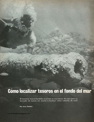 C&oacute;mo localizar tesoros en el fondo del mar - Febrero 1967
