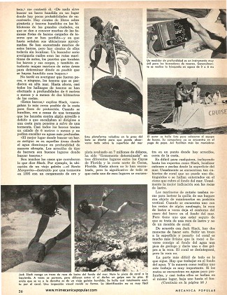 C&oacute;mo localizar tesoros en el fondo del mar - Febrero 1967