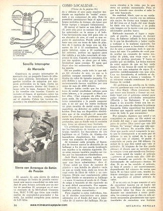 C&oacute;mo localizar tesoros en el fondo del mar - Febrero 1967