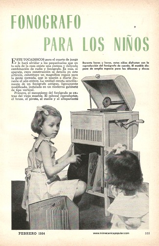 Fonógrafo Para Los Niños - Febrero 1954