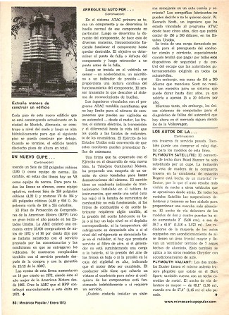 Los autos American Motors del 73 - Enero 1973