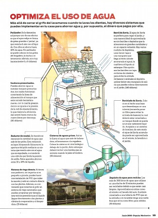 Optimiza el uso de agua - Junio 2006