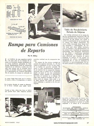 Rampa para Camiones de Reparto - Noviembre 1967
