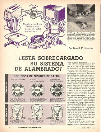 &iquest;Est&aacute; sobrecargado su sistema de alambrado? - Abril 1963